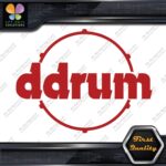 Compatible DDrum Vintage D Drums Name in Circle Musical Vinyl Decals Stickers - Image 8