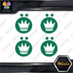 Compatible Koning Wheels Crown Emblem Pack of 4 MINI SIZE Decals Stickers Vinyl - Image 15