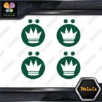Compatible Koning Wheels Crown Emblem Pack of 4 MINI SIZE Decals Stickers Vinyl - Image 16
