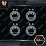 Compatible Koning Wheels Crown Emblem Pack of 4 MINI SIZE Decals Stickers Vinyl - Image 18