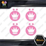Compatible Koning Wheels Crown Emblem Pack of 4 MINI SIZE Decals Stickers Vinyl - Image 21