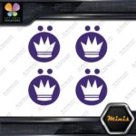 Compatible Koning Wheels Crown Emblem Pack of 4 MINI SIZE Decals Stickers Vinyl - Image 22