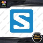 Compatible Salomon Sports Skis Snowboard S In Square Logo Decals Stickers Vinyl - Image 12