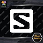 Compatible Salomon Sports Skis Snowboard S In Square Logo Decals Stickers Vinyl - Image 3