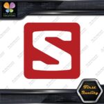 Compatible Salomon Sports Skis Snowboard S In Square Logo Decals Stickers Vinyl - Image 8