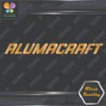 Compatible Alumacraft Boats Italic Name Vintage Logo Vinyl Decals Stickers - Image 17