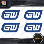 Compatible Gearwrench Tools Logo only Pack of 4 MINI SIZE Decals Stickers Vinyl - Image 11