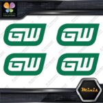 Compatible Gearwrench Tools Logo only Pack of 4 MINI SIZE Decals Stickers Vinyl - Image 15