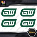 Compatible Gearwrench Tools Logo only Pack of 4 MINI SIZE Decals Stickers Vinyl - Image 16