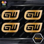 Compatible Gearwrench Tools Logo only Pack of 4 MINI SIZE Decals Stickers Vinyl - Image 17