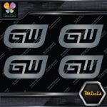 Compatible Gearwrench Tools Logo only Pack of 4 MINI SIZE Decals Stickers Vinyl - Image 18