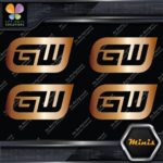 Compatible Gearwrench Tools Logo only Pack of 4 MINI SIZE Decals Stickers Vinyl - Image 19