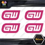 Compatible Gearwrench Tools Logo only Pack of 4 MINI SIZE Decals Stickers Vinyl - Image 20