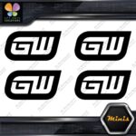 Compatible Gearwrench Tools Logo only Pack of 4 MINI SIZE Decals Stickers Vinyl - Image 3