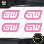 Compatible Gearwrench Tools Logo only Pack of 4 MINI SIZE Decals Stickers Vinyl - Image 21