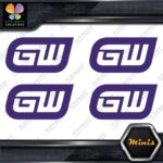 Compatible Gearwrench Tools Logo only Pack of 4 MINI SIZE Decals Stickers Vinyl - Image 22