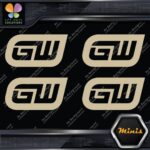 Compatible Gearwrench Tools Logo only Pack of 4 MINI SIZE Decals Stickers Vinyl - Image 23