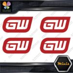 Compatible Gearwrench Tools Logo only Pack of 4 MINI SIZE Decals Stickers Vinyl - Image 8