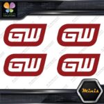 Compatible Gearwrench Tools Logo only Pack of 4 MINI SIZE Decals Stickers Vinyl - Image 9