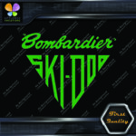 Compatible Ski-Doo Bombardier Vintage Triangle Logo Snowmobiles Decals Stickers - Image 11