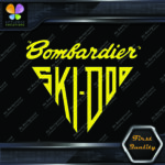 Compatible Ski-Doo Bombardier Vintage Triangle Logo Snowmobiles Decals Stickers - Image 14