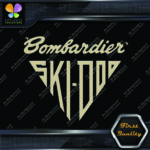 Compatible Ski-Doo Bombardier Vintage Triangle Logo Snowmobiles Decals Stickers - Image 16