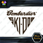 Compatible Ski-Doo Bombardier Vintage Triangle Logo Snowmobiles Decals Stickers - Image 17