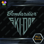 Compatible Ski-Doo Bombardier Vintage Triangle Logo Snowmobiles Decals Stickers - Image 19