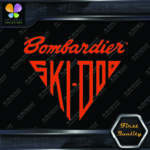 Compatible Ski-Doo Bombardier Vintage Triangle Logo Snowmobiles Decals Stickers - Image 3