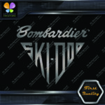 Compatible Ski-Doo Bombardier Vintage Triangle Logo Snowmobiles Decals Stickers - Image 7