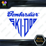 Compatible Ski-Doo Bombardier Vintage Triangle Logo Snowmobiles Decals Stickers - Image 9
