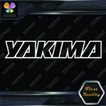 Compatible with Yakima Outlined Logo Roof Rack Name Vinyl Decals Stickers