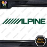 Compatible Alpine Audio Slanted Logo Sound Systems Stereo Vinyl Decals Stickers - Image 15