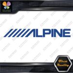 Compatible Alpine Audio Slanted Logo Sound Systems Stereo Vinyl Decals Stickers
