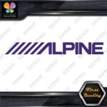 Compatible Alpine Audio Slanted Logo Sound Systems Stereo Vinyl Decals Stickers - Image 21