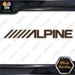 Compatible Alpine Audio Slanted Logo Sound Systems Stereo Vinyl Decals Stickers - Image 23