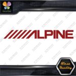 Compatible Alpine Audio Slanted Logo Sound Systems Stereo Vinyl Decals Stickers - Image 24