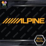 Compatible Alpine Audio Slanted Logo Sound Systems Stereo Vinyl Decals Stickers - Image 8