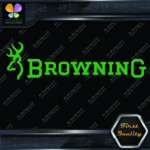 Compatible Browning Deer Head Before Name Hunting Sports Vinyl Decals Stickers - Image 14