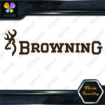 Compatible Browning Deer Head Before Name Hunting Sports Vinyl Decals Stickers