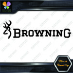 Compatible Browning Deer Head Before Name Hunting Sports Vinyl Decals Stickers - Image 5