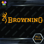 Compatible Browning Deer Head Before Name Hunting Sports Vinyl Decals Stickers - Image 9