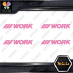 Compatible Work Wheels Name Logo Emblem Pack 4 MINI SIZE Decals Stickers Vinyl - Image 21