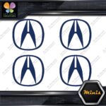 Compatible Acura Logo Circle Emblem Tuning JDM 4 MINI SIZE Decals Stickers Vinyl - Image 11