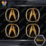 Compatible Acura Logo Circle Emblem Tuning JDM 4 MINI SIZE Decals Stickers Vinyl - Image 16