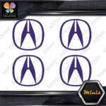 Compatible Acura Logo Circle Emblem Tuning JDM 4 MINI SIZE Decals Stickers Vinyl - Image 21