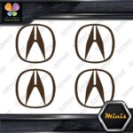 Compatible Acura Logo Circle Emblem Tuning JDM 4 MINI SIZE Decals Stickers Vinyl - Image 23
