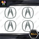 Compatible Acura Logo Circle Emblem Tuning JDM 4 MINI SIZE Decals Stickers Vinyl - Image 5