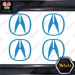 Compatible Acura Logo Circle Emblem Tuning JDM 4 MINI SIZE Decals Stickers Vinyl - Image 9