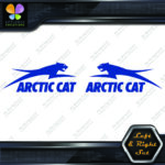 Compatible Arctic Cat Jumping Over Name Left & Right Set Vinyl Decals Stickers - Image 14